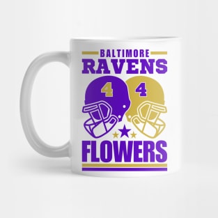 Baltimore Ravens Flowers 4 American Football Retro Mug